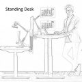 Dual Motor Standing Desk Height Adjustable Computer Desk